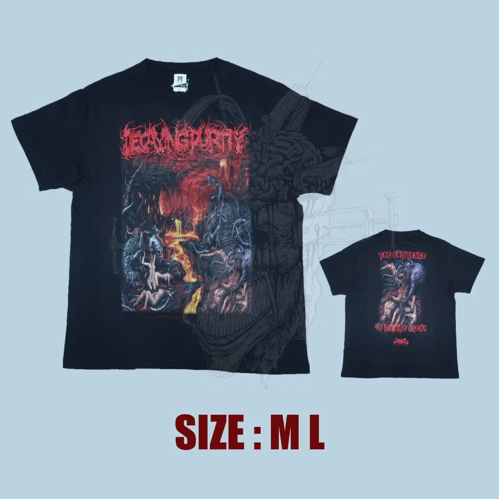 DECAYING PURITY the existence infinite agony - ORIGINAL TSHIRT
