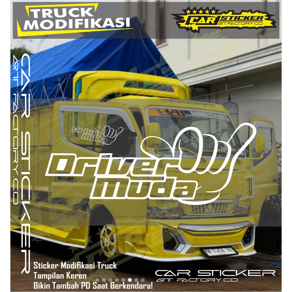 DM9 Young Driver Sticker / Canter Truck Modification Sticker / Young Driver Sticker มีสไตล์