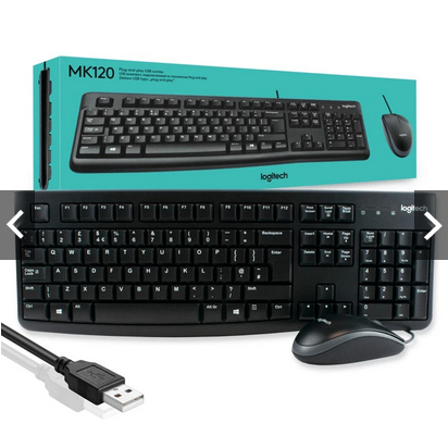 LOGITECH COMBO KEYBOARD MOUSE MK120