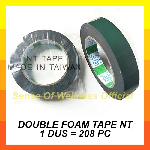 HIJAU Double Tape Foam NT Tape กาวสีเขียวกาวโฟมสองด้านกาว BB ที่แข็งแกร่งเป็นพิเศษ