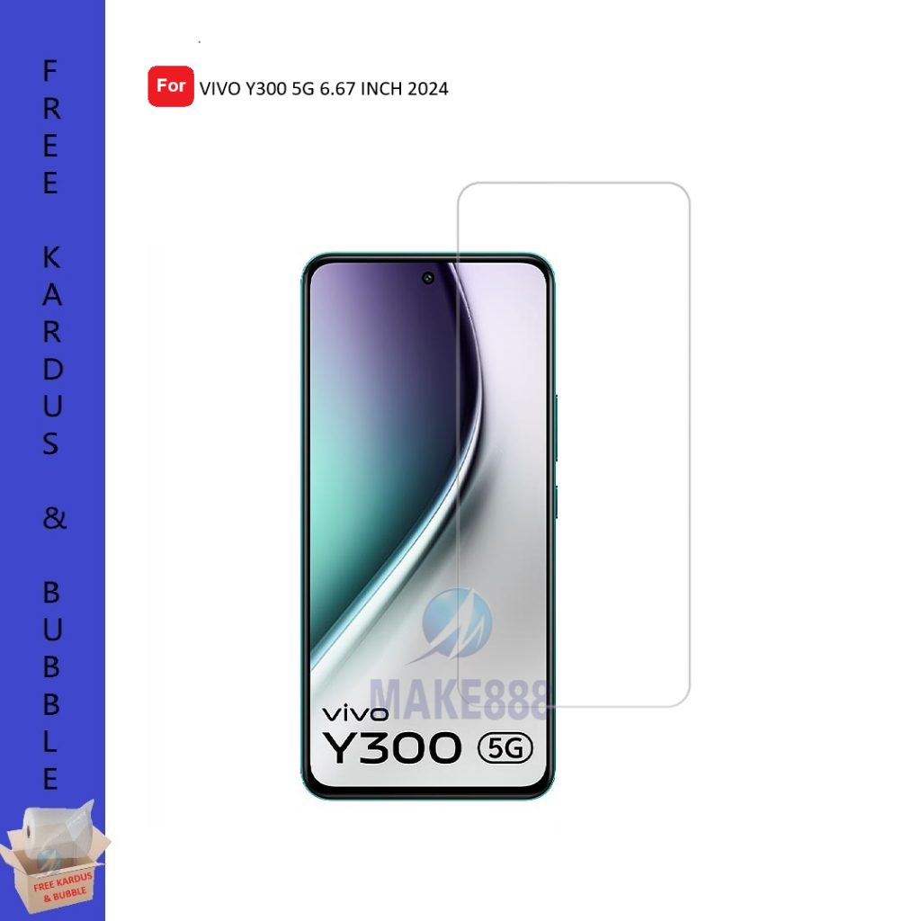 กระจกนิรภัยสําหรับ Vivo Y300 / Y300i / Y300t / Y300 Pro / Y300 Pro+ [5G] ป้องกันหน้าจอกระจกใสป้องกัน