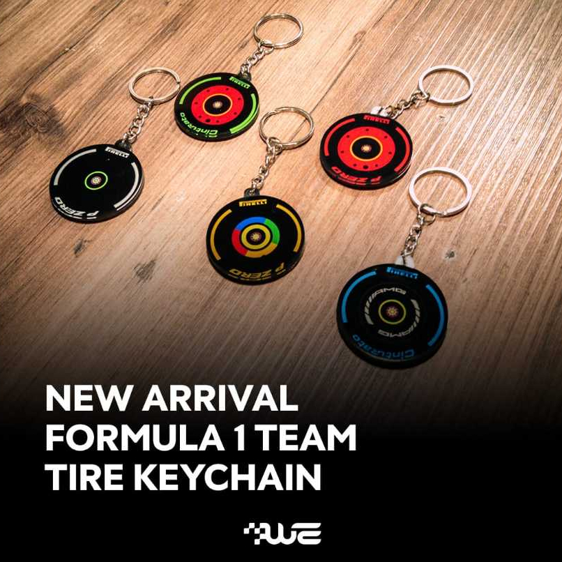 F1 TIRE KEYCHAIN 2025 SEASON