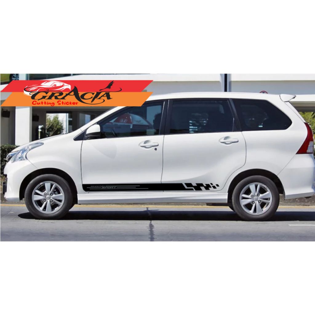 สติ๊กเกอร์ AVANZA 2012 2013 2014 2015 2016 2017 2018 2019 2020 2021 VELOZ XENIA รถ calya รถ sigra รถ