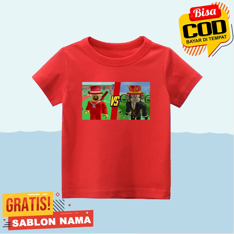 Chibi Sammy VS Jadel Roblox Stealth A Brainrot Kids T-Shirt - พิมพ์ชื่อฟรี