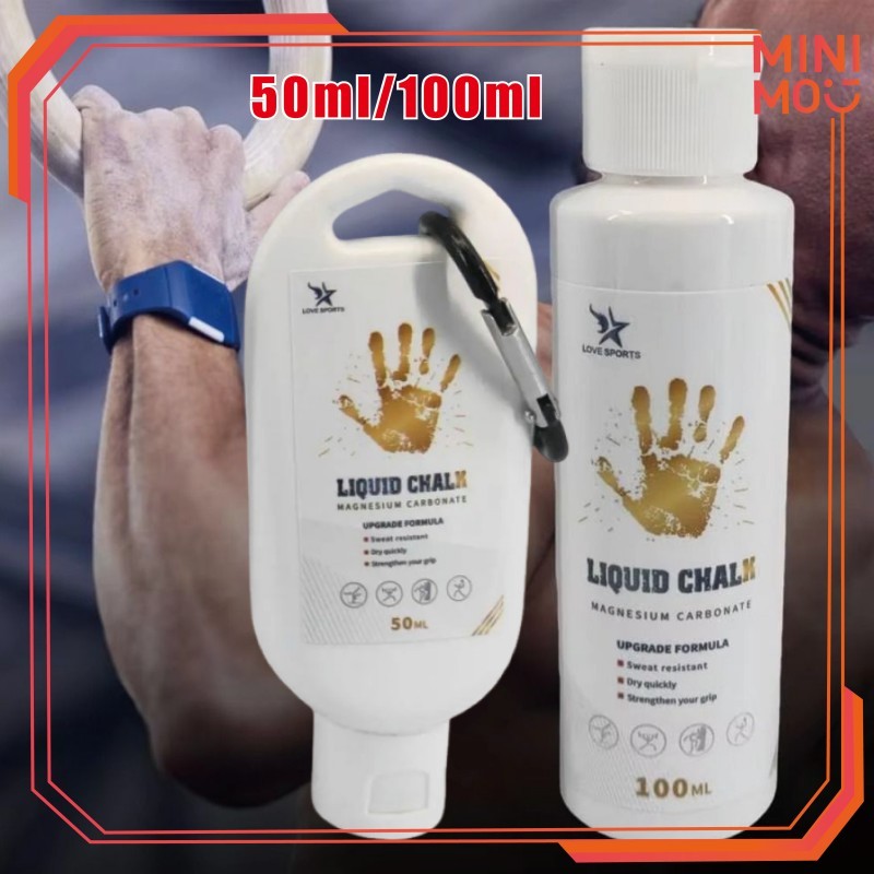 Non-Slip Magnesium Grip Lifting Chalk 50ml 100ml สําหรับฟิตเนส Strengthbae Gym Fitness Liquid Chalk