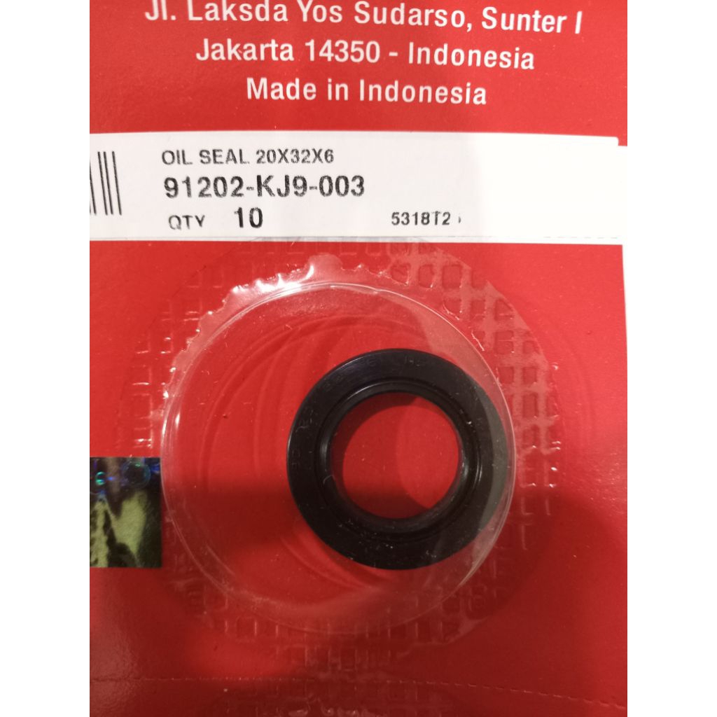 (91202-KJ9-003 20 3, 32, 6) SIL SEAL AS PULLY BEAT FI BEAT ESP VARIO 110 VARIO 125/150 PCX 150 ของแท