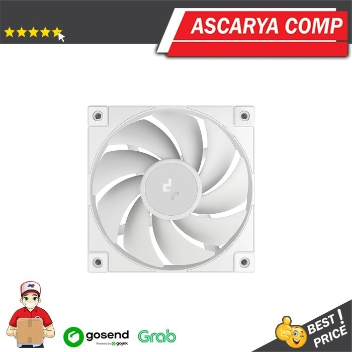 พัดลมประสิทธิภาพสีขาว Deepcool FD12 12CM