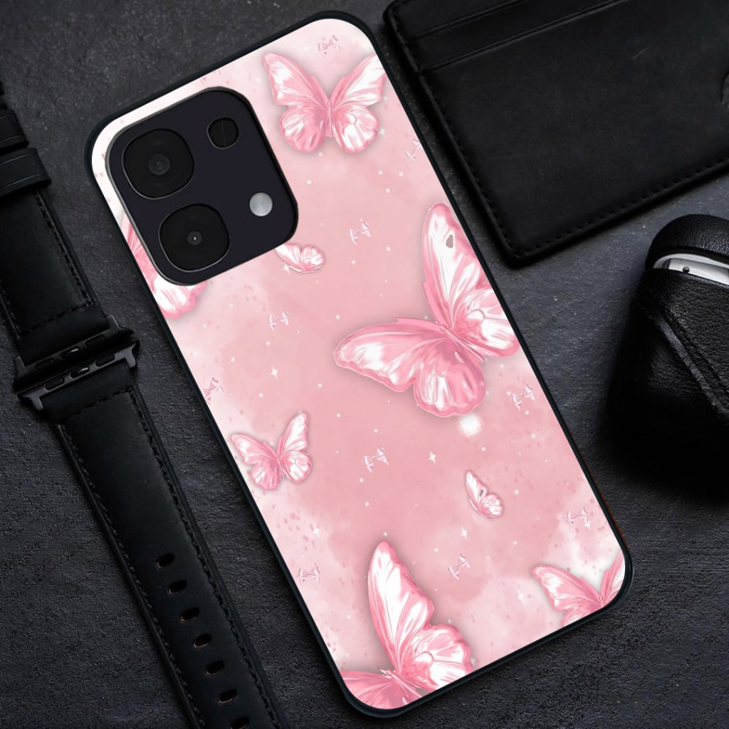 HP Softcase Glass Oppo A6 Pro [BSG-06] - เคสโทรศัพท์ Oppo A6 Pro ล่าสุด - เคสกระจกอะคริลิค Oppo A6 P