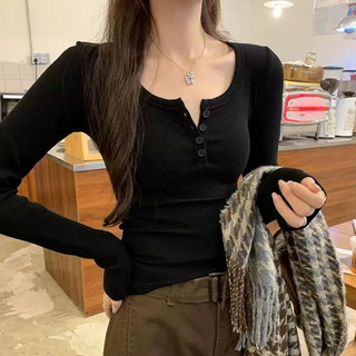 De'LaLa - YOLA TOP / Atasan Wanita Versi Lengan Panjang / Baju Ootd Wanita Premium / Fashion Wanita / Korean Style #A10