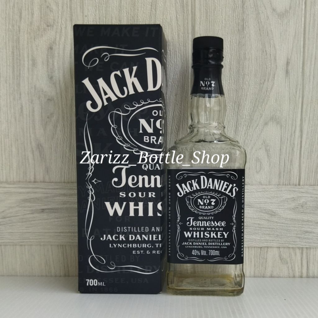 Jack Daniels 700ml ขวดเปล่า + กล่อง