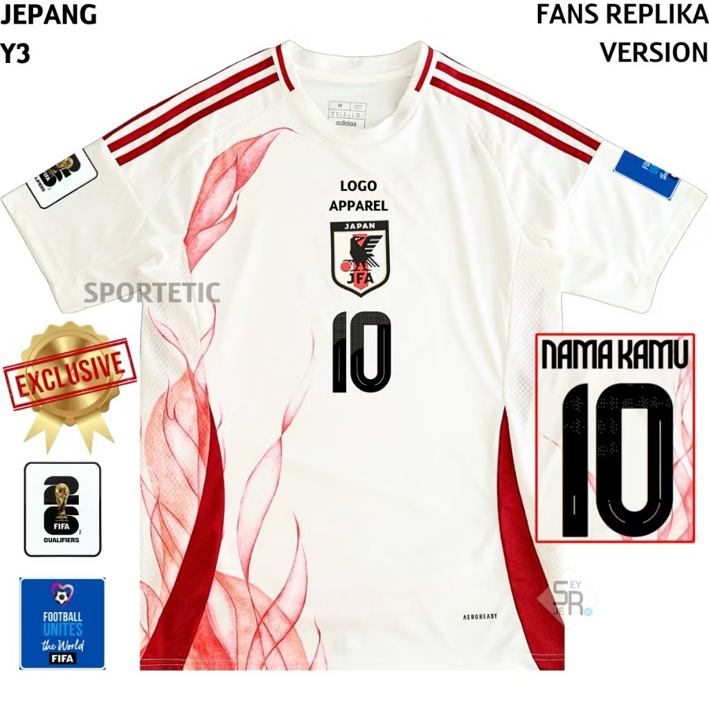 JPN Y3 2024/2025 เสื้อฟุตบอลทีมชาติ JPN