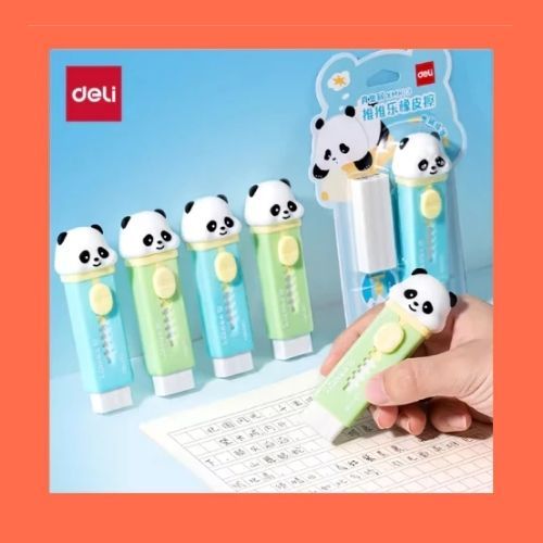 DELI PANDA SHAPE CUTTER ERASER XM803 / ชิ้น