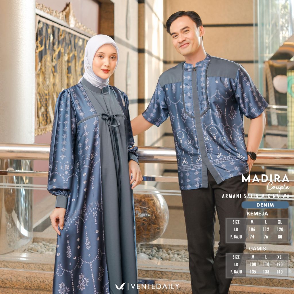 [ ใหม่ ] MADIRA COUPLE CLOTHES FOR MEN & WOMEN BY VENTEDAILY // MUSLIM FASHION // DAVIRA CP BY SENTE