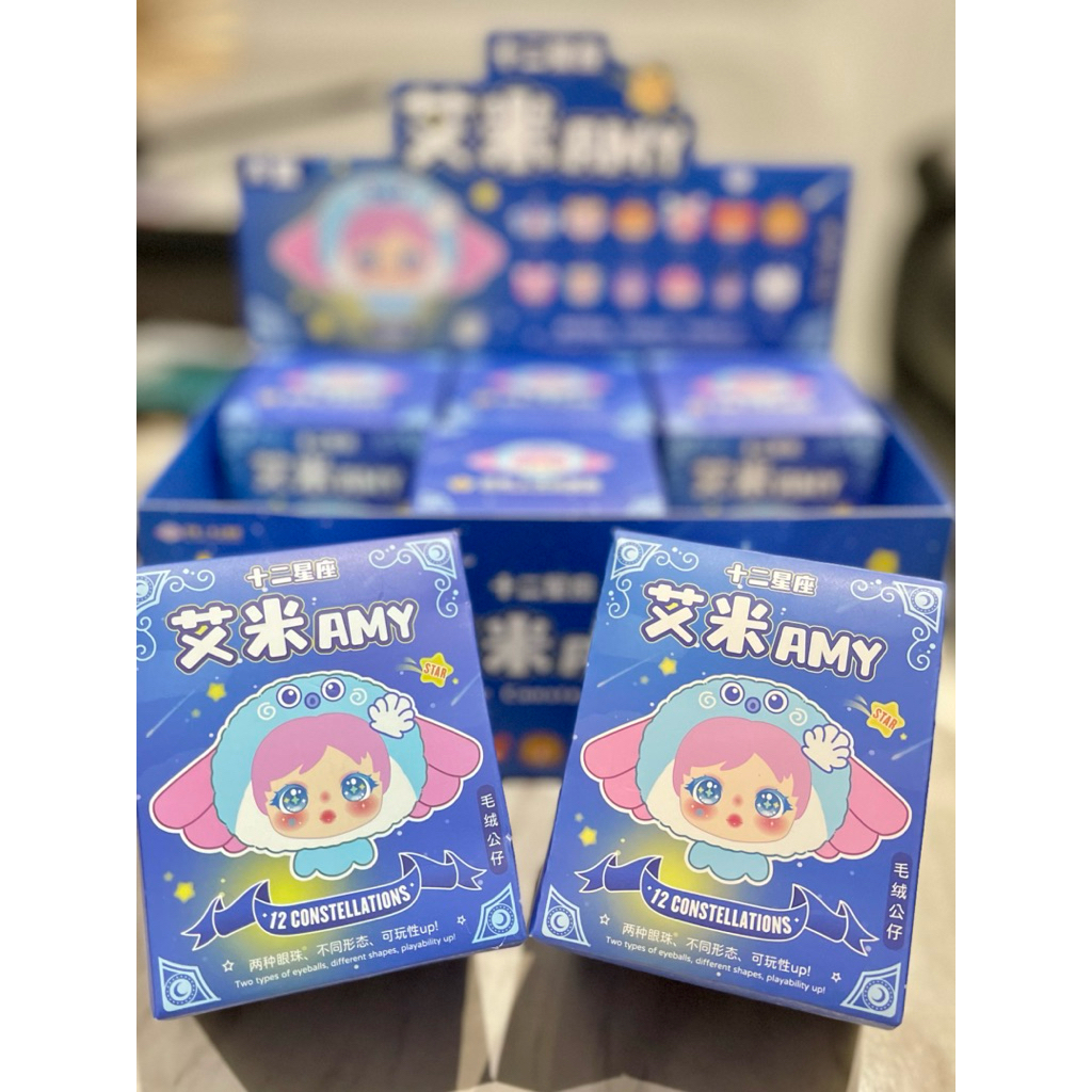GANTUNGAN BLIND BOX AMY ZODIAC SIGN POP KEYCHAIN