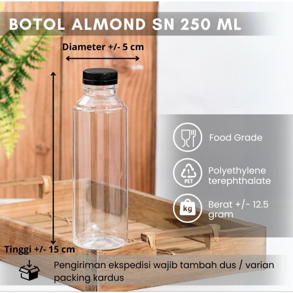 แพคเกจ CONTENTTS 35 - 250ML ALMOND BOTTLE / 250ML JUICE BOTTLE / 250ML SN MILK BOTTLE (SHORT NECK) เ