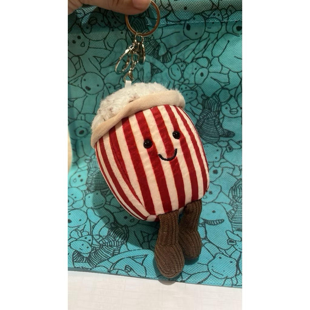 [ฟรี DUSTBAG] POPCORN JELLYCAT BAGCHARM KEYCHAIN