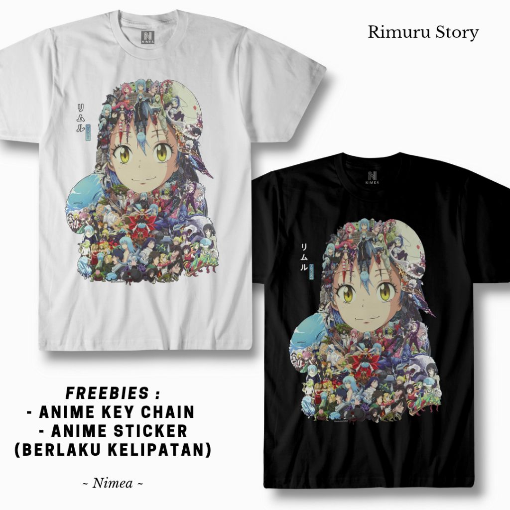 เสื้อยืดอนิเมะ Rimuru Story Art - Shop Art Online