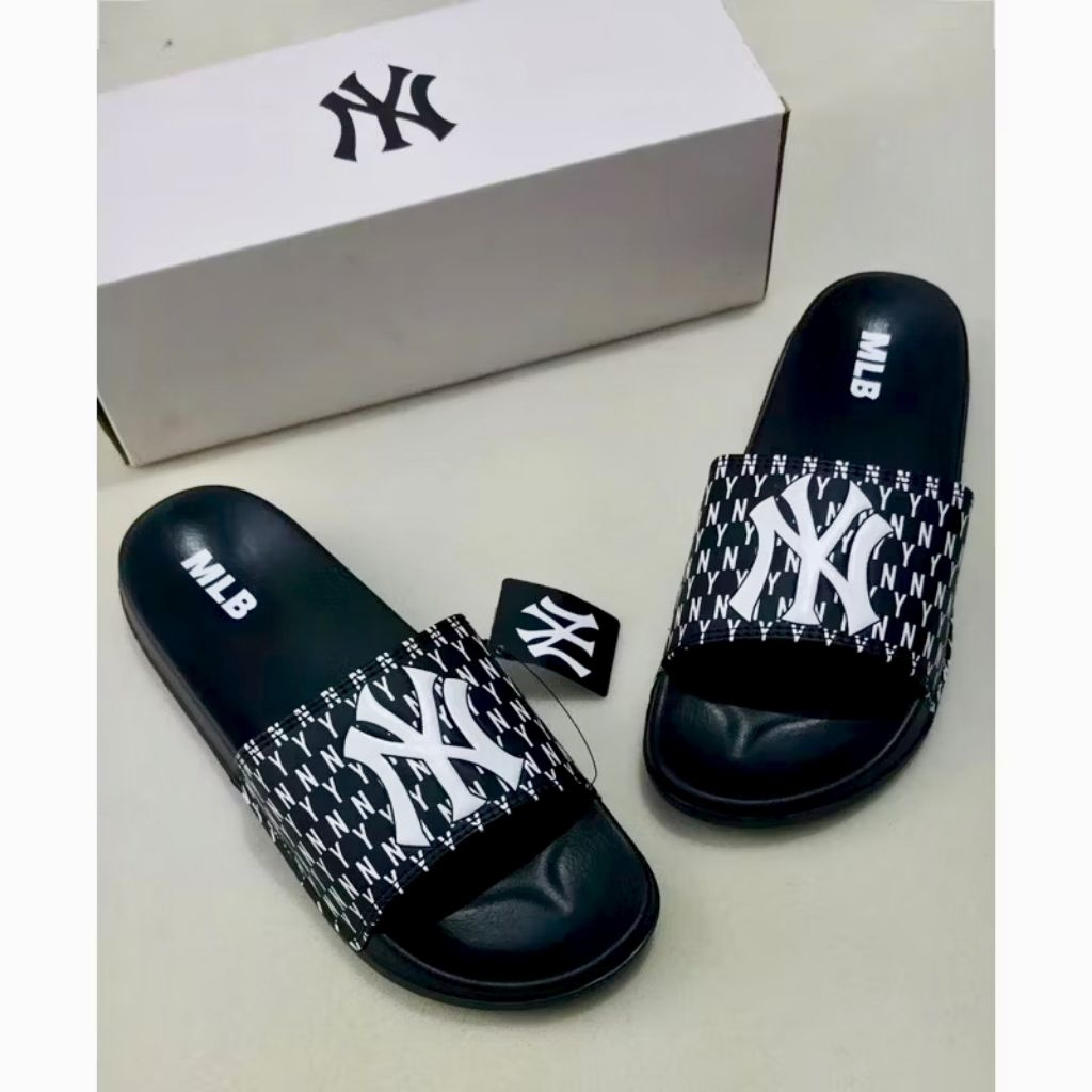Ny MLB sllop SANDALS || รองเท้าแตะ เลอะเทอะ ผู้ชาย คุณภาพระดับพรีเมียม สวมใส่สบาย เบา ยืดหยุ่น ยืดหยุ่น ยืดหยุ่น ยืดหยุ่น