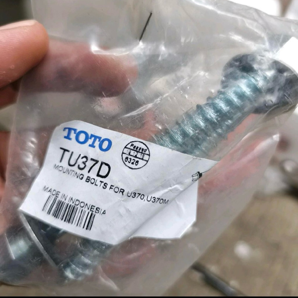 Toto TU37D Mounting Bolt อะไหล่สําหรับปัสสาวะ U370 และ U370M Original 100%