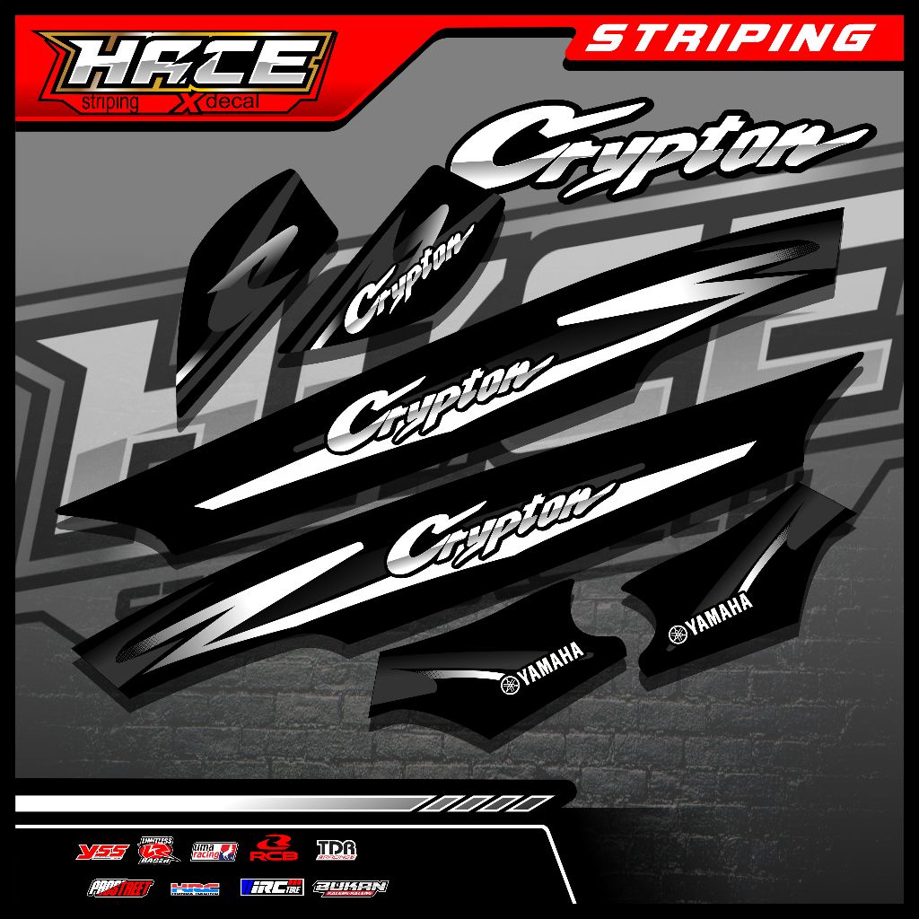 02 แถบรถจักรยานยนต์ CRYPTON พร้อม COOL MOTIF