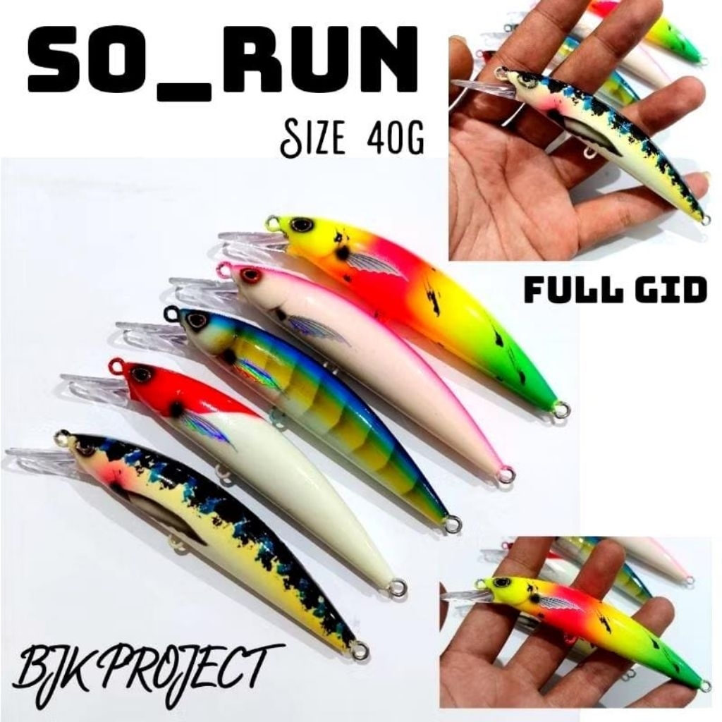 MINOW SO_RUN 40g SINGKING ปลาพิเศษ GT BJK PROJECT