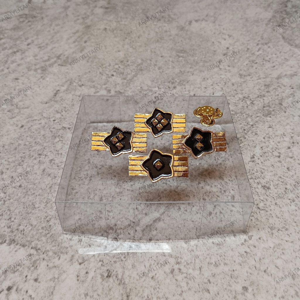 PNS POLRI RANK 4A 4B 4C 4D GOLD METAL