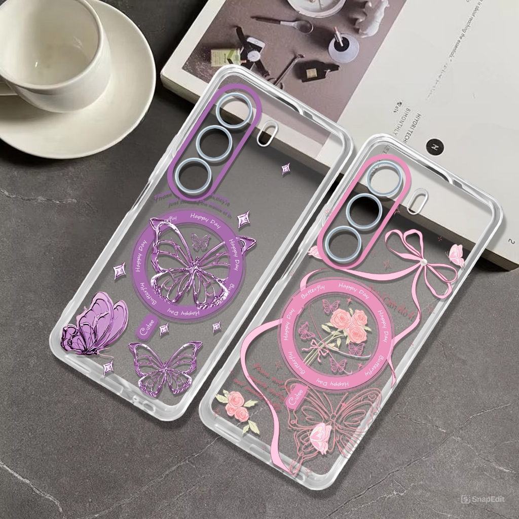 Tecno Camon 40 4G Softcase ล่าสุด 2025 Clear Case Camon 40 PRO Clear Casing HP Protector CTC-026