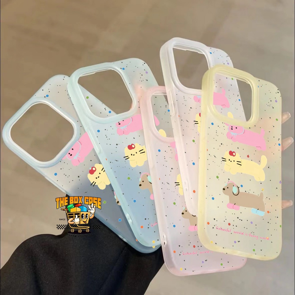 สุนัขแมว Motif สําหรับ iPhone 11 12 13 14 15 16e 16 17 17 PRO AIR PROMAX ง่าย High-End โทรศัพท์นุ่มก