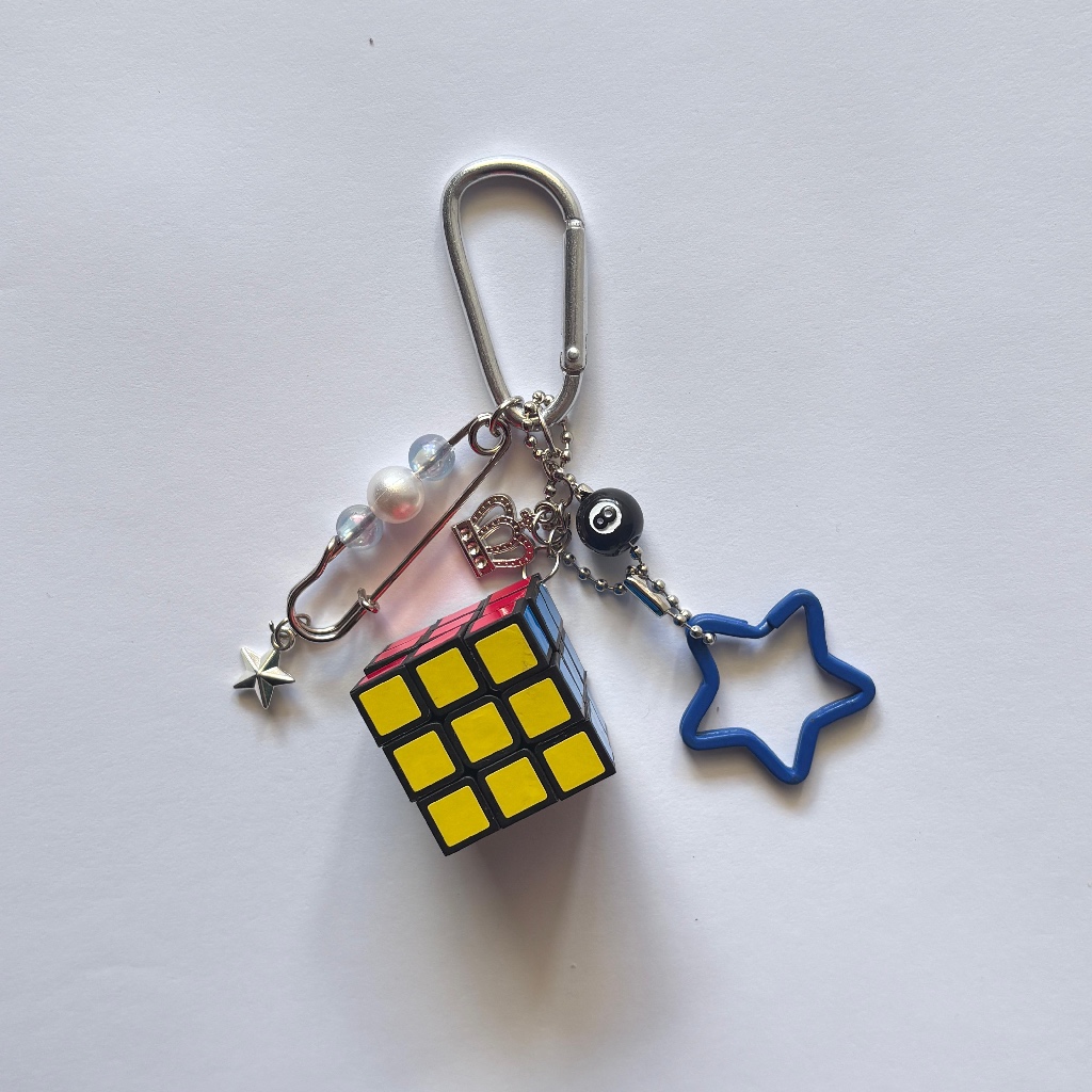 พวงกุญแจ GANTUNGAN Rubix Kalcer Skena | พวงกุญแจ Rubix skena | พวงกุญแจ y2k rubix โมเดิร์น