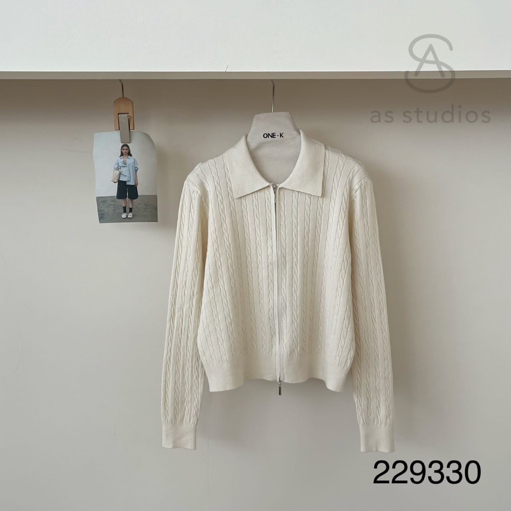 B244 เสื้อเชิ้ตซิปยาว One K