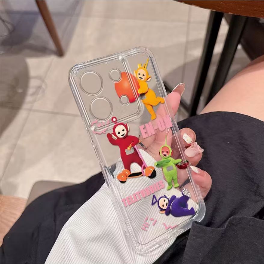 เคสTPUโปร่งใส TELETUBBY MOTIF SUITABLEสําหรับXiaomi/REDMI/POCO/Mi10/Mi10T Mi11 LITE/PRO/Mi13T/13T PR