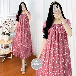 Dianputri - Daster wanita Panjang Rayon Grade A Busui Resleting Depan | Daster chibi Terbaru | Daster kekinian | Daster Viral