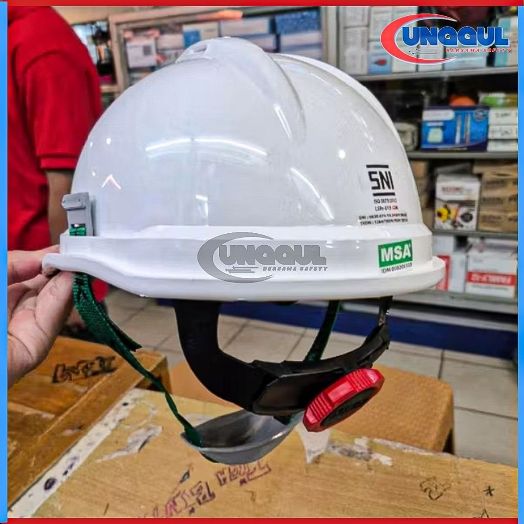 หมวกกันน็อค MSA Venitex Diamond / MSA Vented Fastrack Project หมวกกันน็อคทํางานรวมคาง