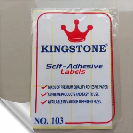 INVITATION NAME LABEL - KINGSTONE GUEST NAME LABEL STICKER 103