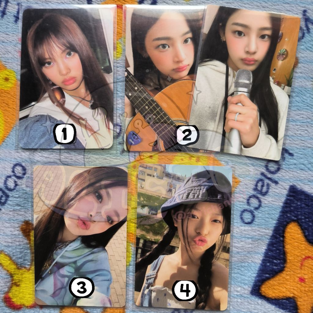 PC PHOTOCARD กางเกงยีนส์ใหม่ NJZ HANNI MINJI HYEIN