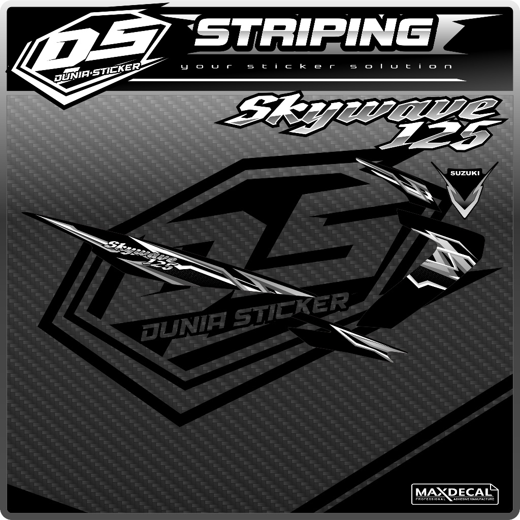 SKYWAVE 125 STRIPING ด้วย MOTIF