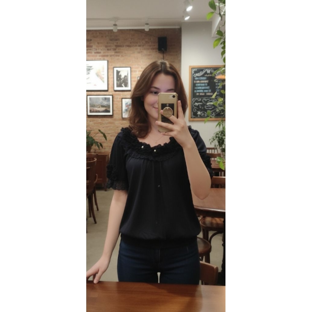 เสื้อริบบิ้น Axes femme