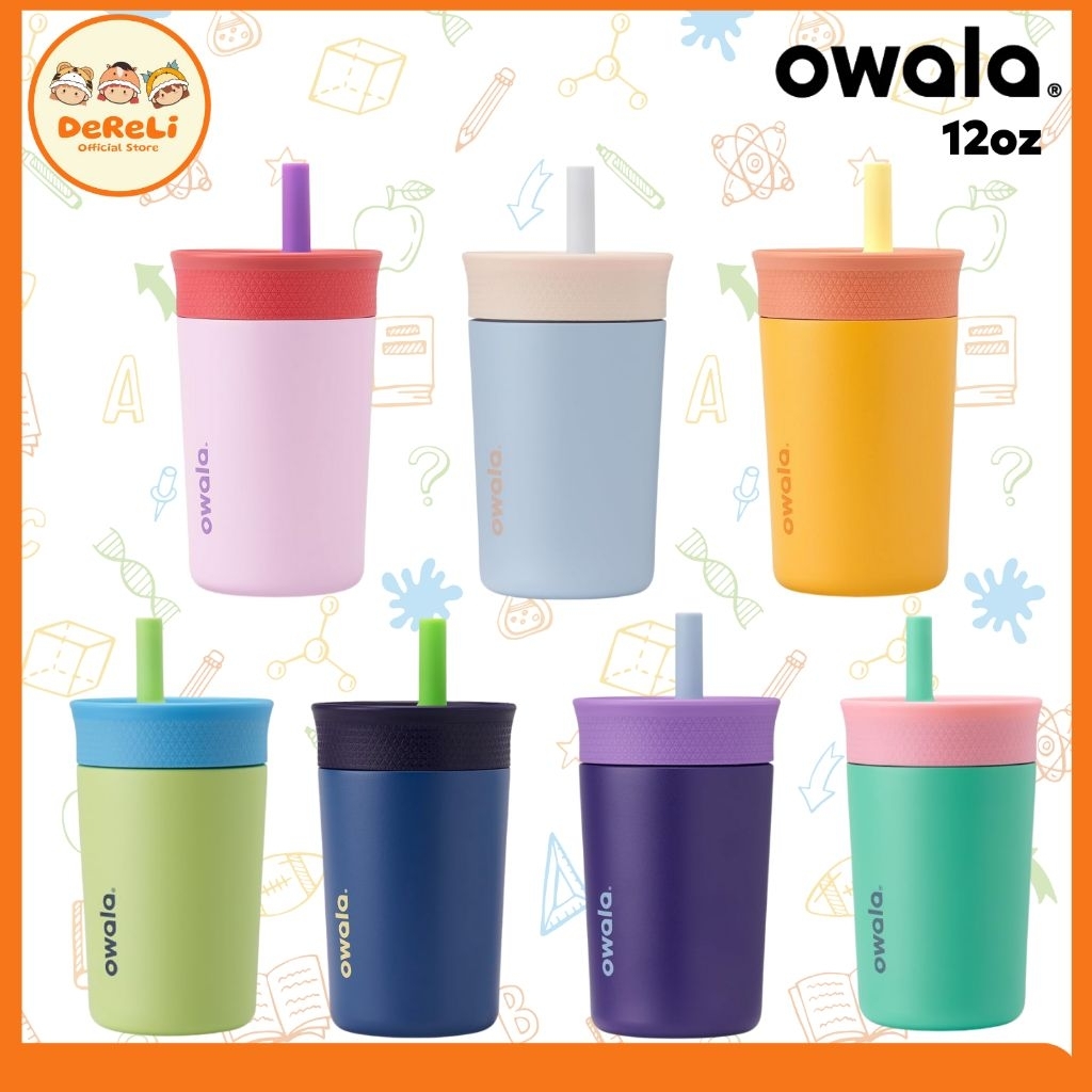 Owala - Owala 12oz - Tumbler Owala - Owala Bottle - Deerli Official Store - Seas The Days - Peacock 
