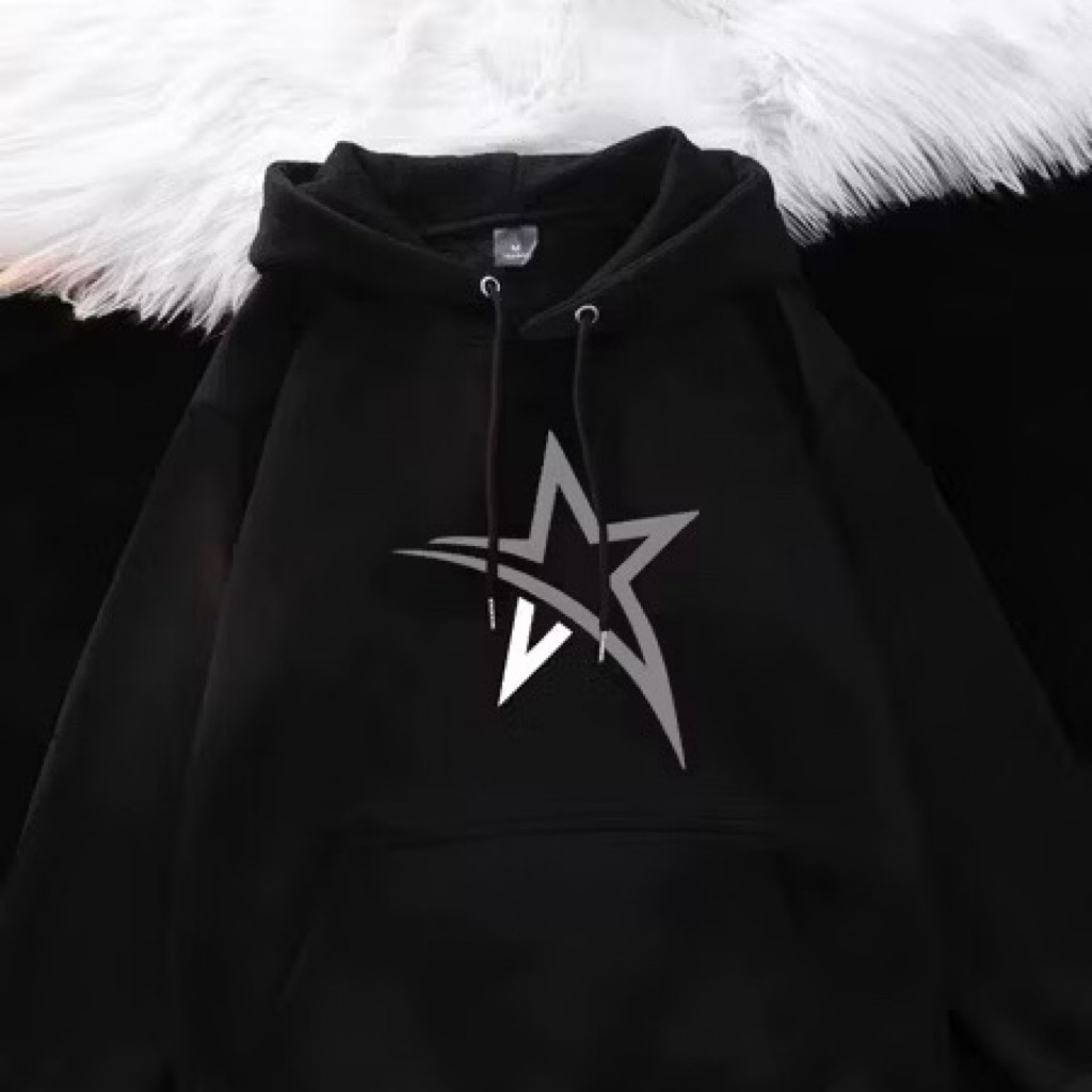 UNISEX STAR BOXY HODIE SWETER
