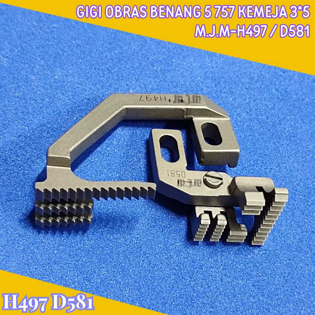 MESIN KEMEJA Siruba 757/F Overlock จักรเย็บผ้าเกียร์ MJM-H497/D581 เสื้อ