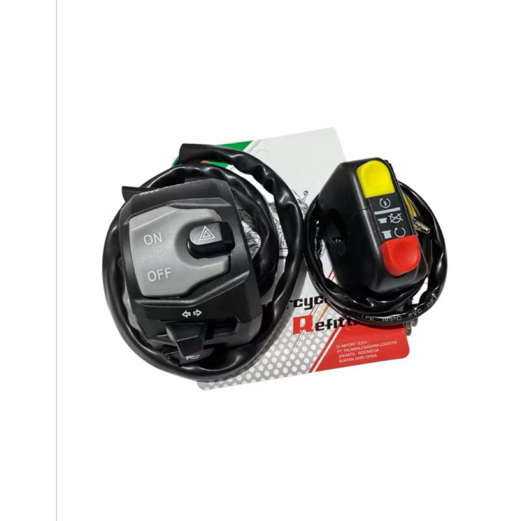 GSX แพ็คเกจสวิตช์ซ้ายพร้อมสวิตช์ขวา / ON OFF STATER 018 universal scoopy vario beat mio fu vixion