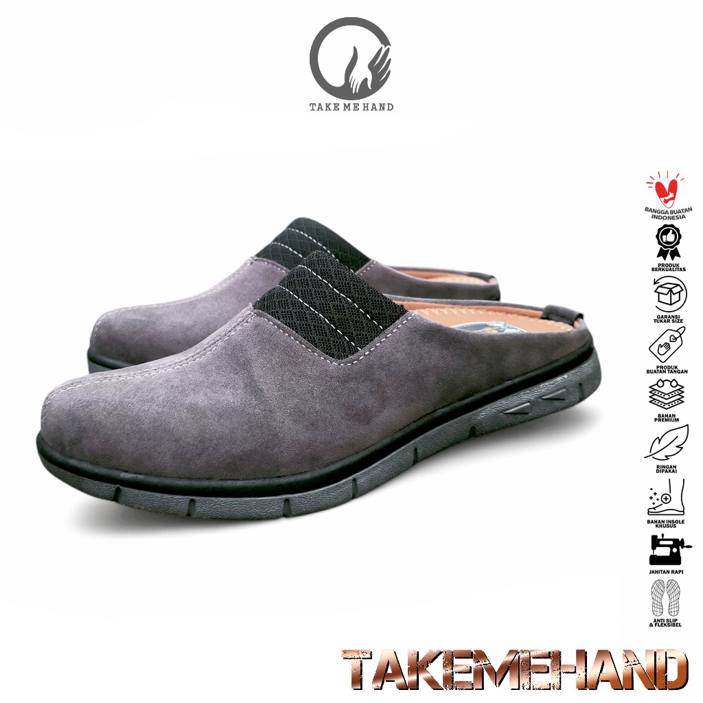 TMH รองเท้าแตะแบบสวม Bustong สําหรับผู้ชาย MJ-02