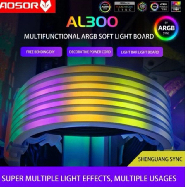 Coolmoon AOSOR AL200 / AL300 NEON Strip ARGB Sink