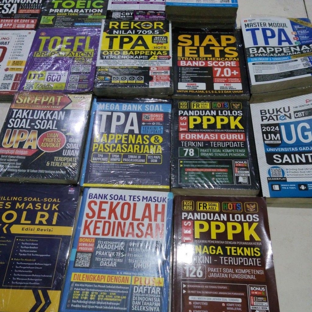 SUPER BOOK - PSYCHOLOGICAL TEST BOOK / CPNS TEST / TOEFL / CPNS / IMAGE PSYCHOLOGICAL TEST / TPA / S