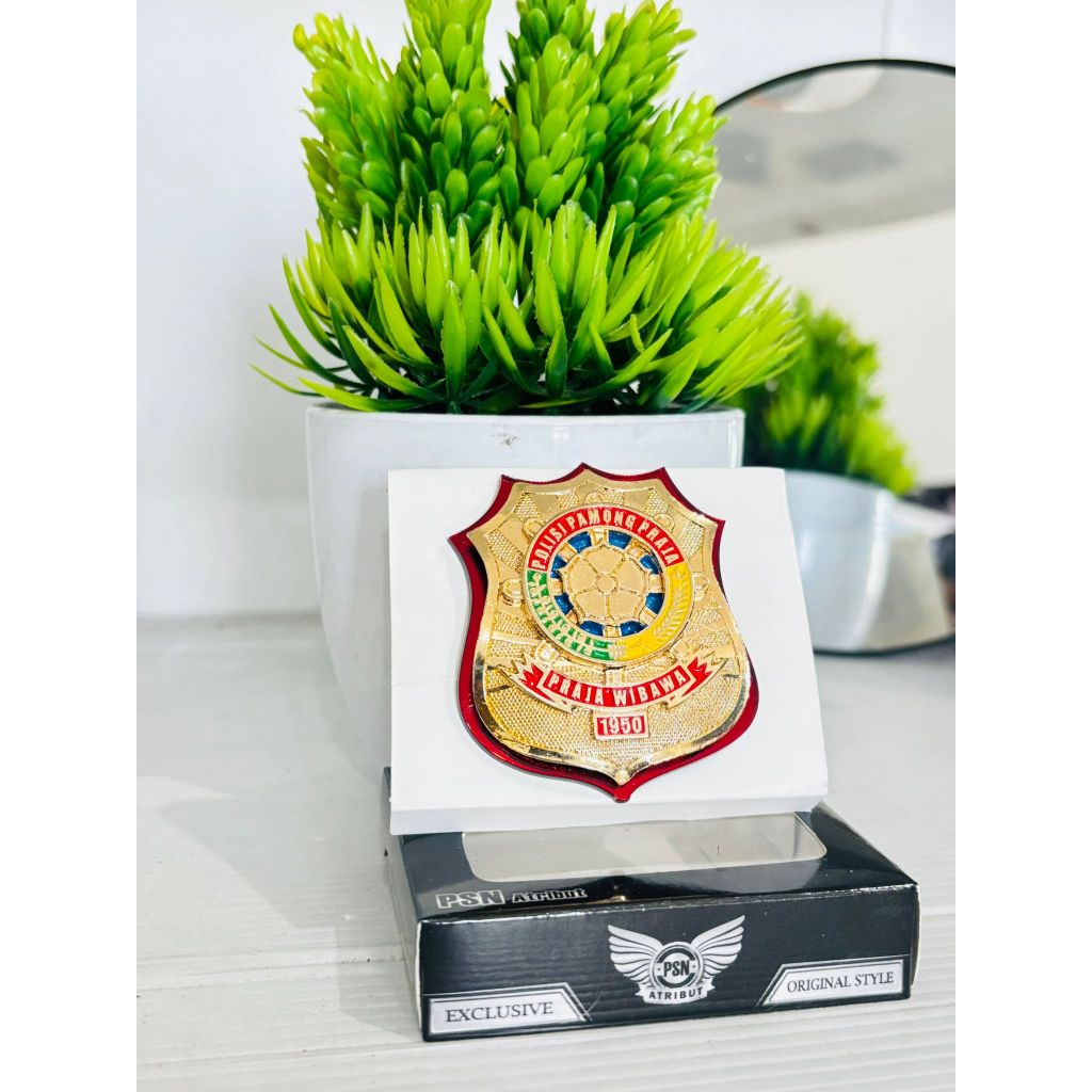 Satpol PP Gold Plate Anti-Rustority