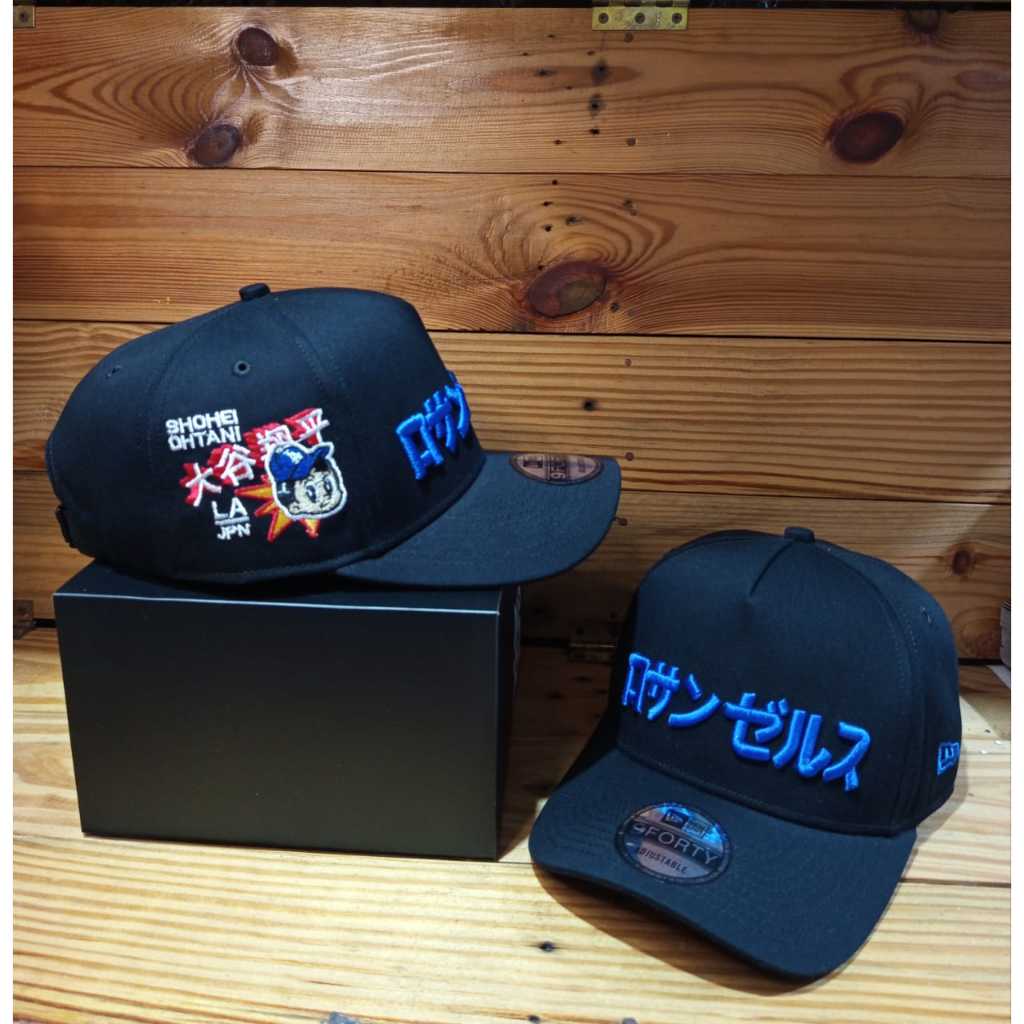 KATUN LA Dodgers Shohei Ohtani Japanese Edition Premium Black Twill Cotton Hat