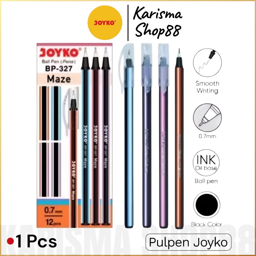 ปากกาลูกลื่น Joyko BP-327 MAZE 0.7 มม. 1 ชิ้น (ONE PIECE)