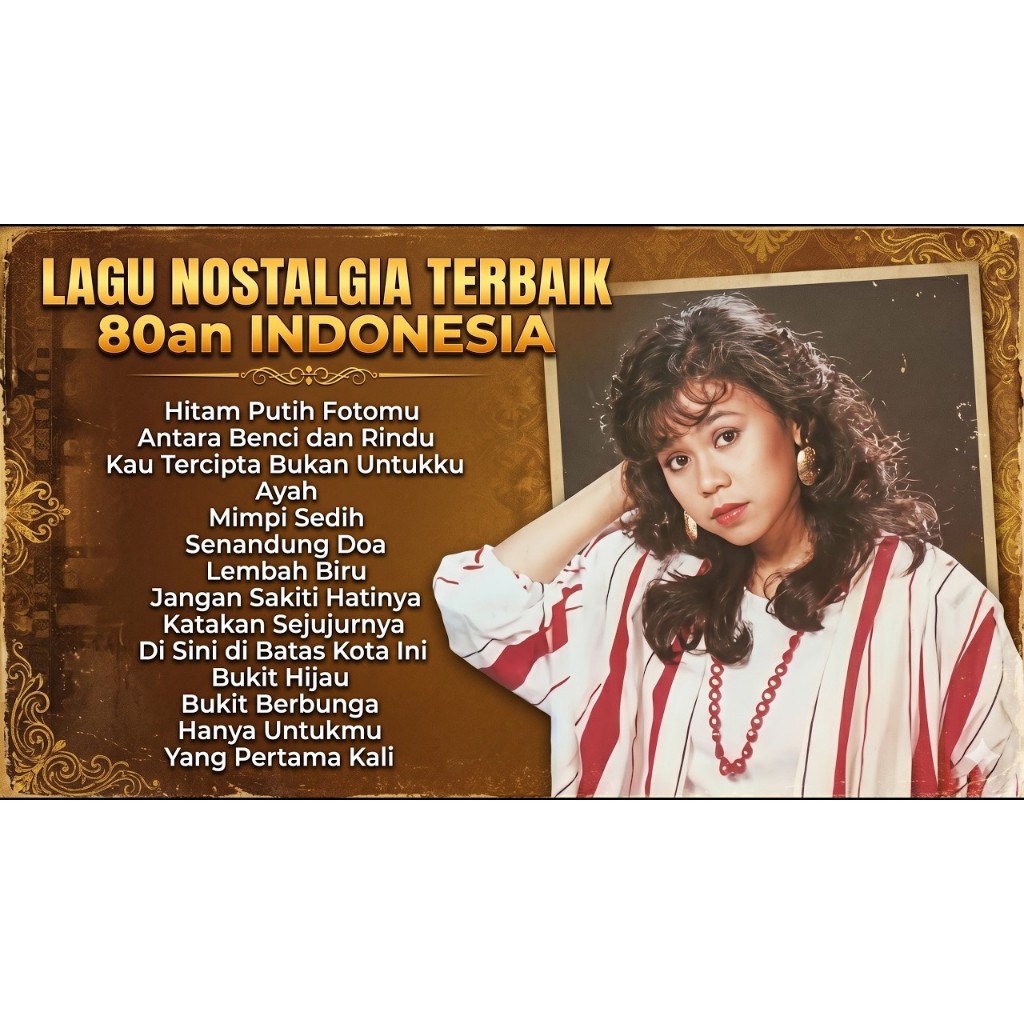 MP3 Flashdisk BEST NOSTALGIA SONGS 80s INDONESIA - ฝาครอบ AI Pop Ballad Melankolis (Vibe Ratih Purwa
