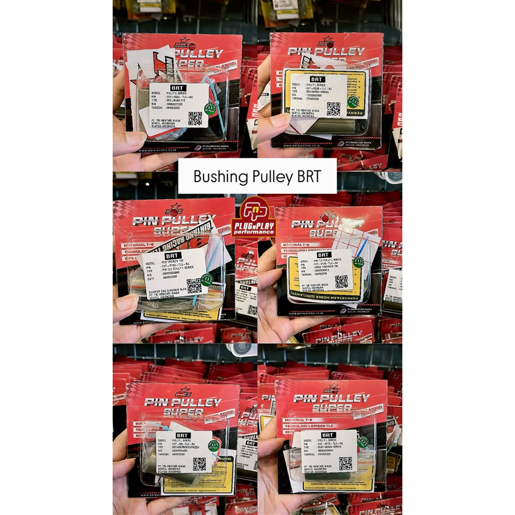 BRT BUSHING PIN PULLEY TLC CVT BEAT FI SERIES/SCOOPY/BEAT CARBON SERIES/ BEAT ESP/GENIO/VARIO 125/VA