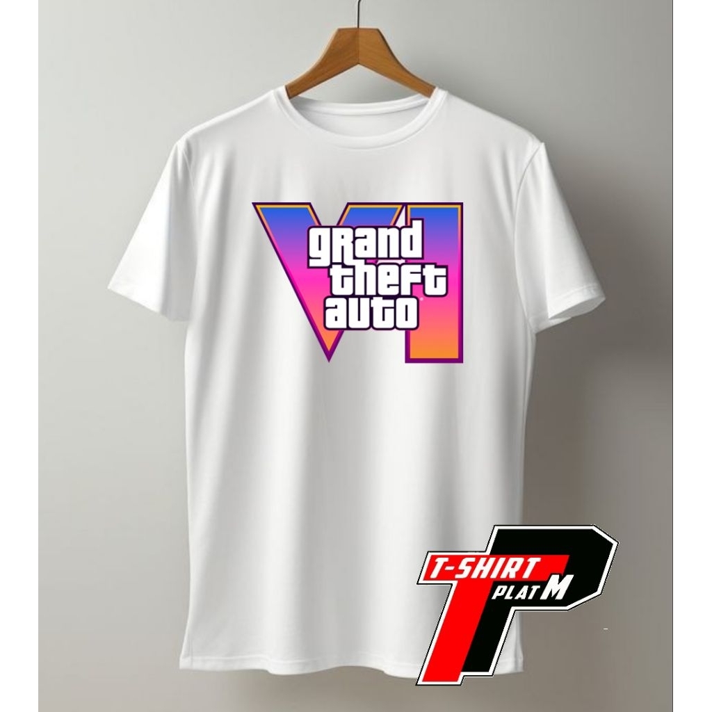 เสื้อยืด GTA 6 Semi Cotton 30s